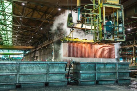 Plusmining proceso productivo de planchas de cobre