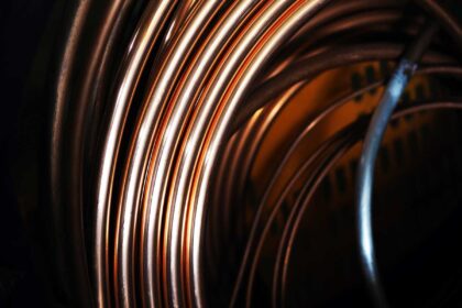cables de cobre enrollados
