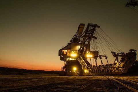 maquinaria de extracción minera