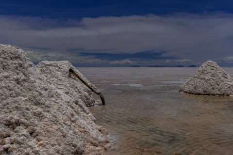 recopilación de material minero litio