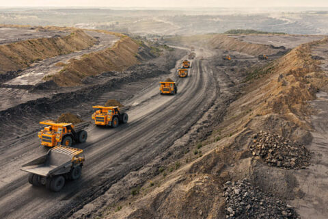 Plusmining, many mining truck