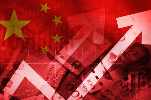 plusmining bandera de china con graficos